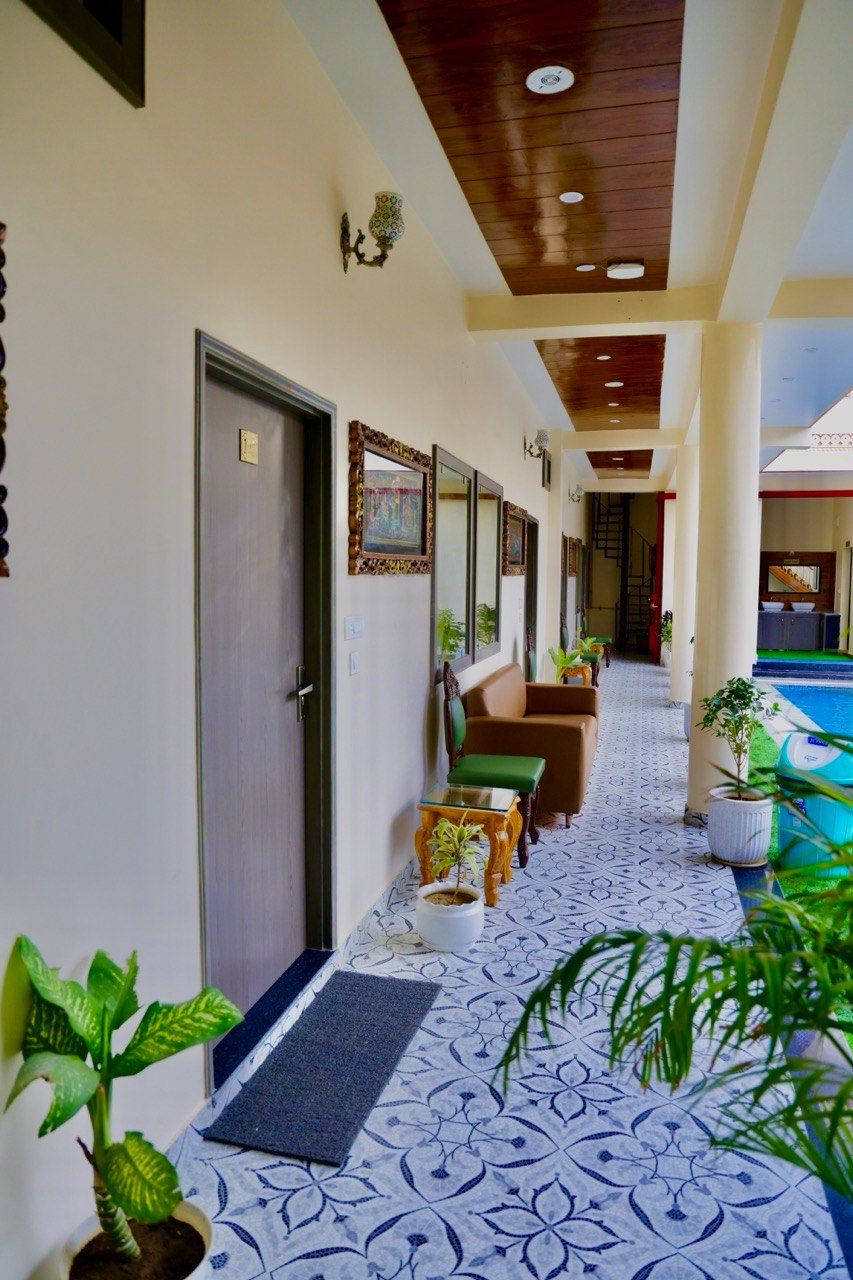 Poolside view